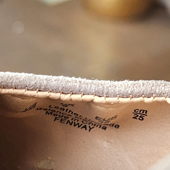 Franco Sarto Women's Suede Leather Fenway Wedge Tan Cocco Color Size 8 - Picture 12 of 14